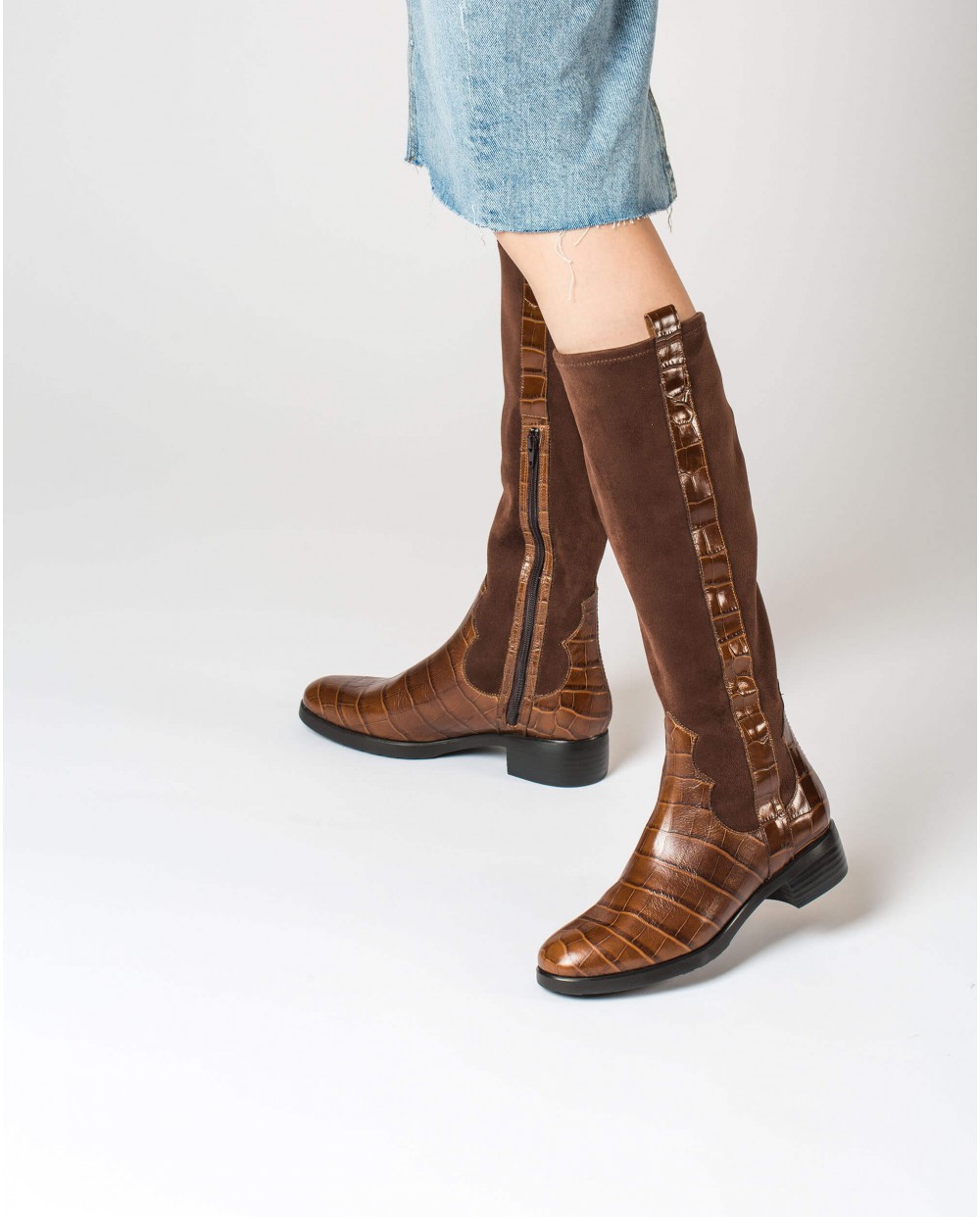 Wonders-Boots-Flat elastic boot