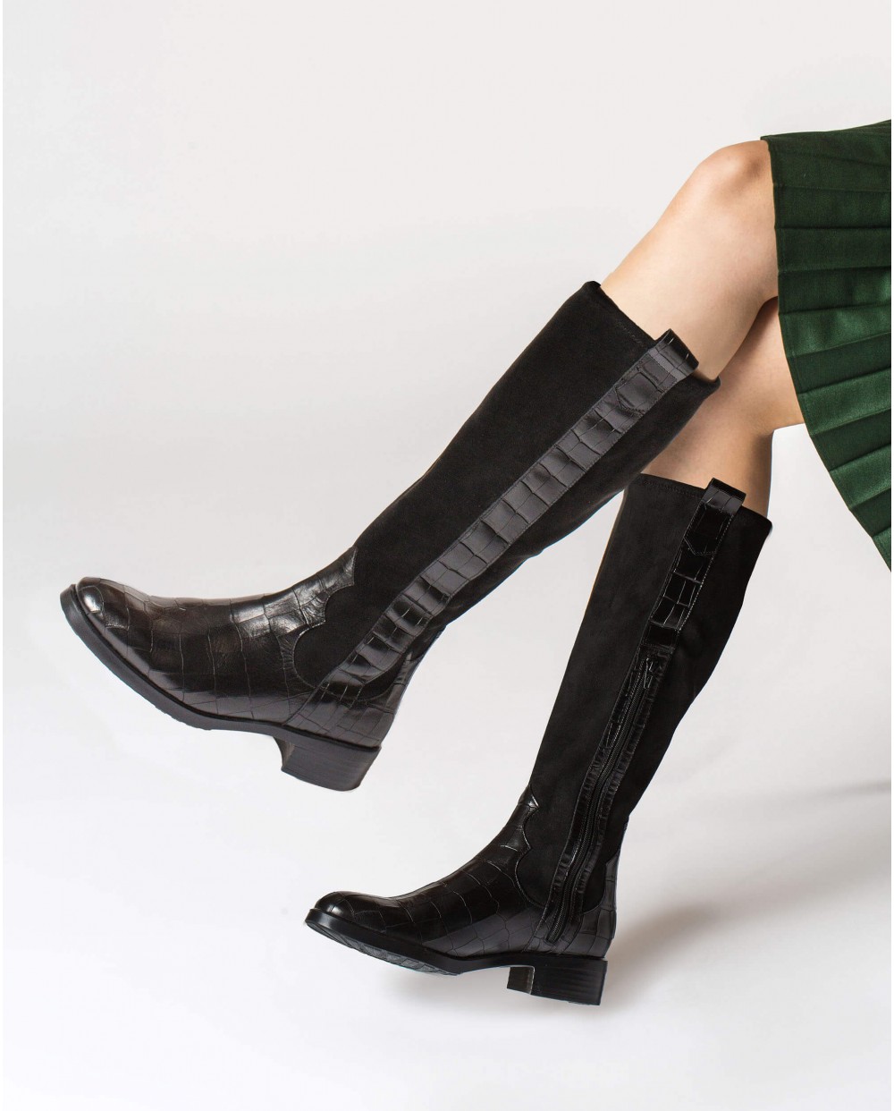 Wonders-Boots-Flat elastic boot
