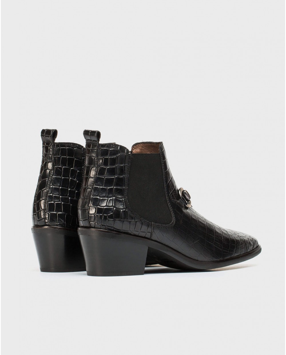 Wonders-Ankle Boots-Cowboy ankle boot with loop