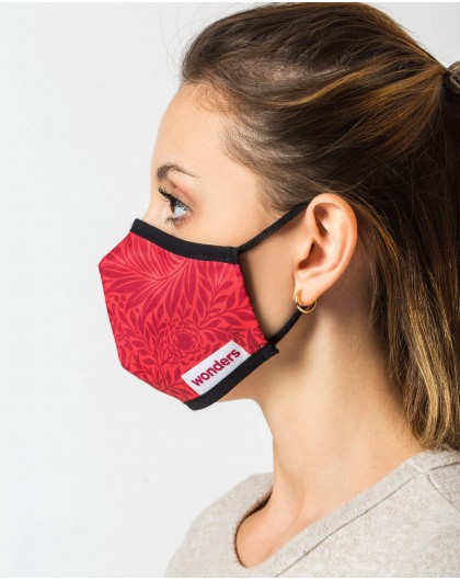 Wonders-Accesories-Red pattern Face Mask