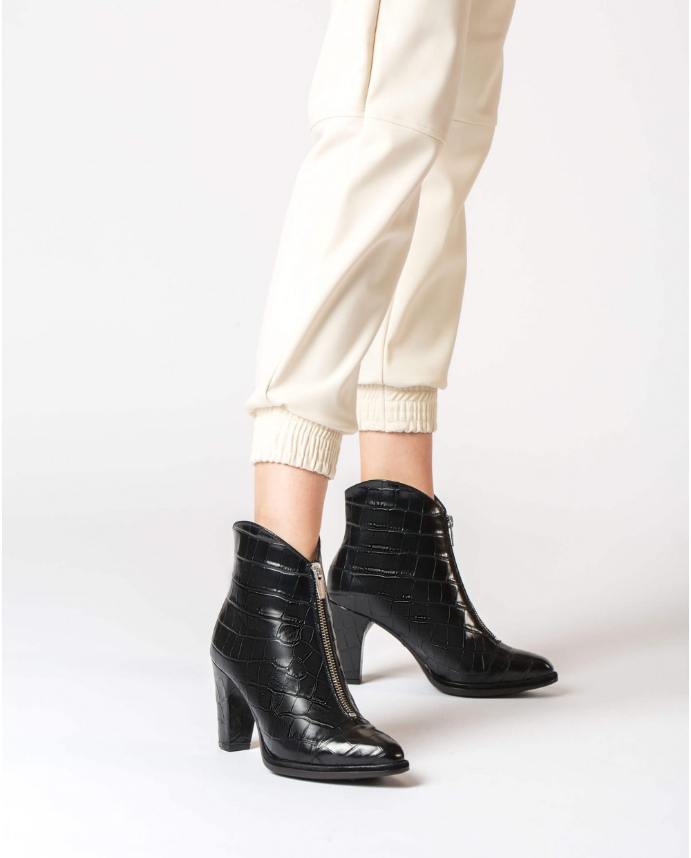 Wonders-Ankle Boots-ankle boot with zip