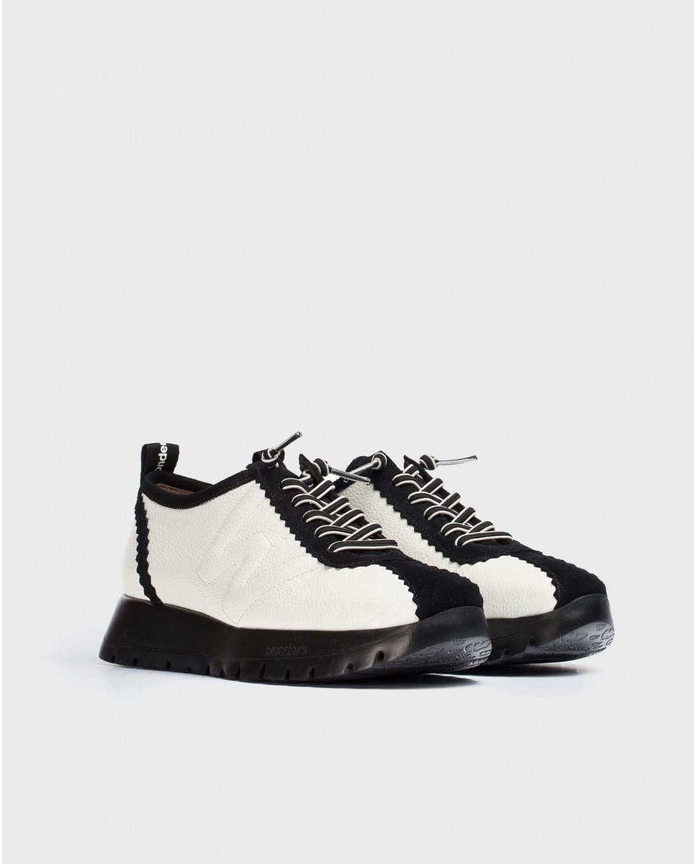 Wonders-Flat Shoes-Two-tone B-Star Sneaker