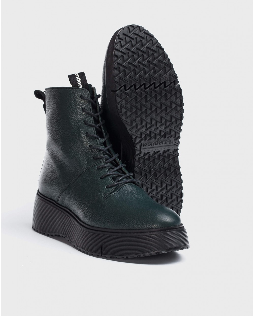 Wonders-Ankle Boots-Green Bristol Ankle boot