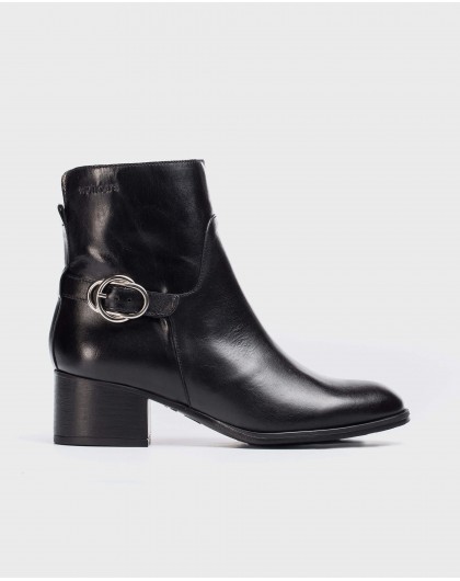 Wonders-Ankle Boots-Black Niza Ankle Boot