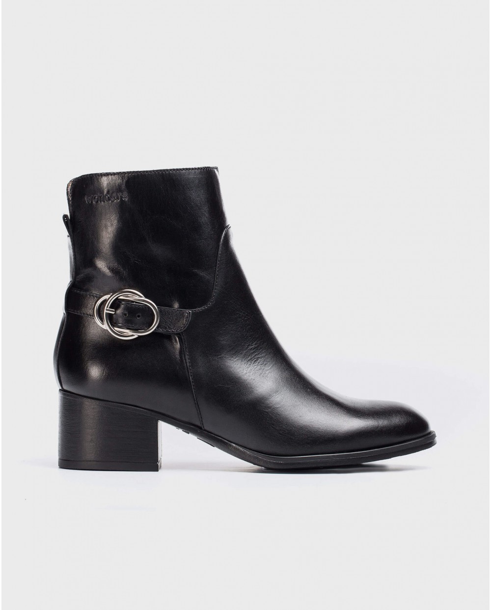 Wonders-Ankle Boots-Black Niza Ankle Boot