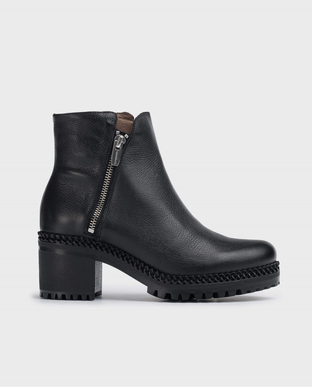 Wonders-Ankle Boots-Black Cleo Ankle Boot
