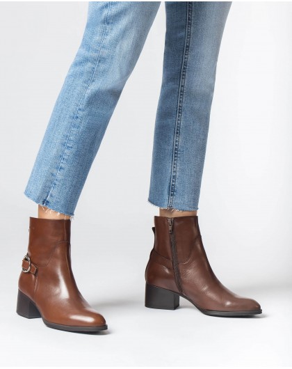 Wonders-Ankle Boots-Brown Niza Ankle Boot