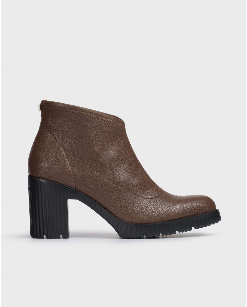 Wonders-Ankle Boots-Brown Lycra Jess Ankle Boot