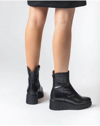 Wonders-Ankle Boots-Black Aitana Ankle Boot