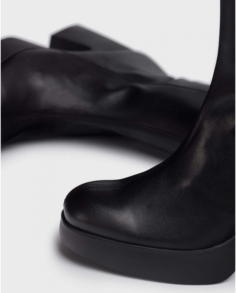 Wonders-Boots-Black boot Mayfair