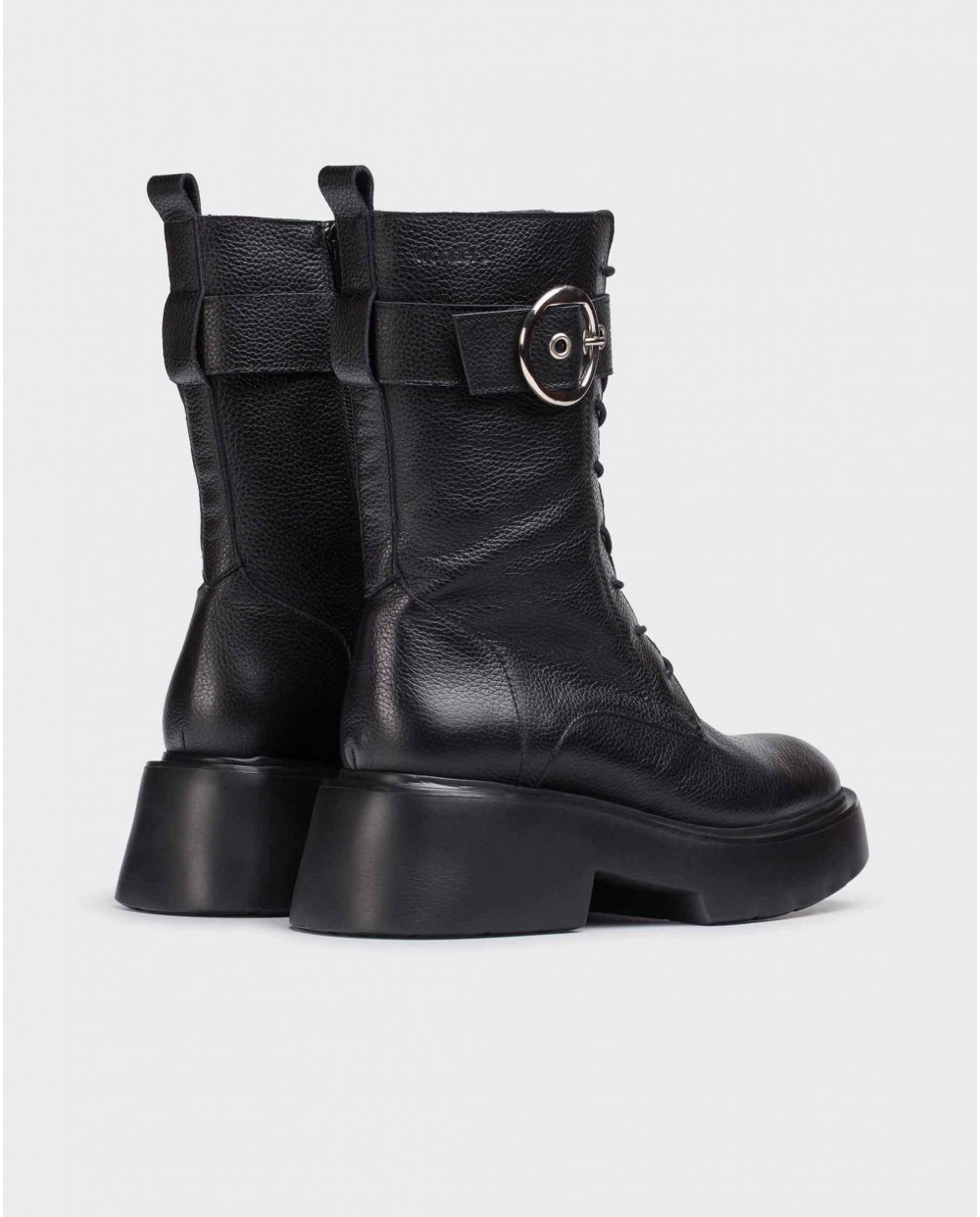 Wonders-Ankle Boots-Black Punk Boot