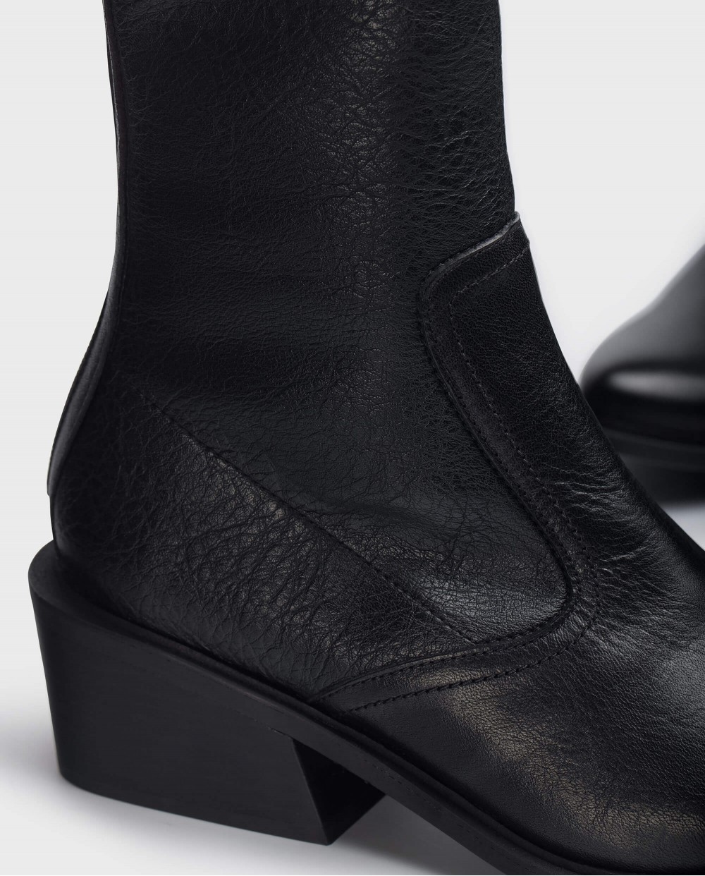 Wonders-Ankle Boots-Black Laguna napa ankle boots