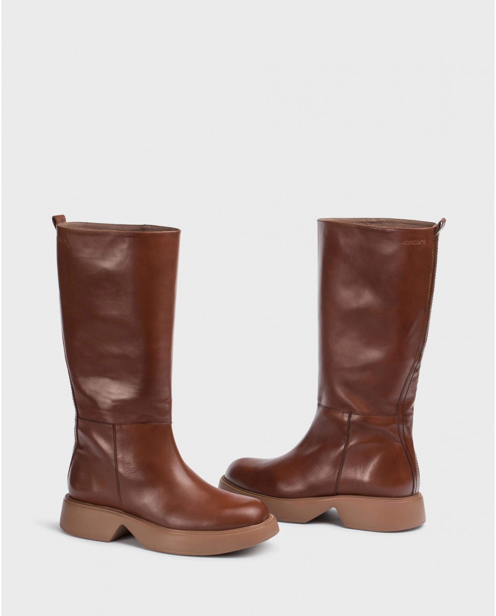Wonders-Boots-Mid Brown Boot