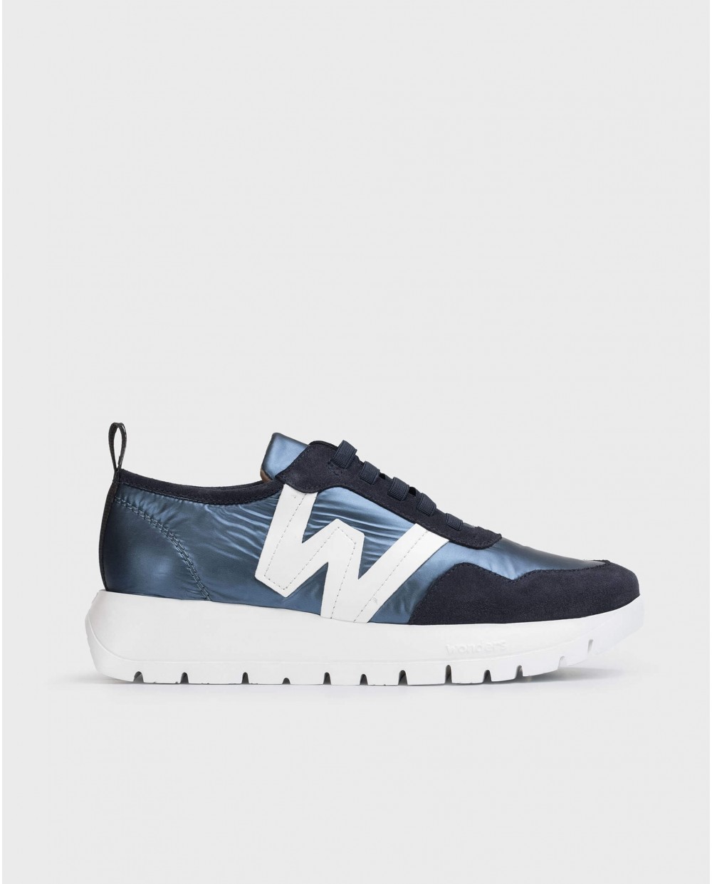 Wonders-Flat Shoes-Blue Luna Sneaker