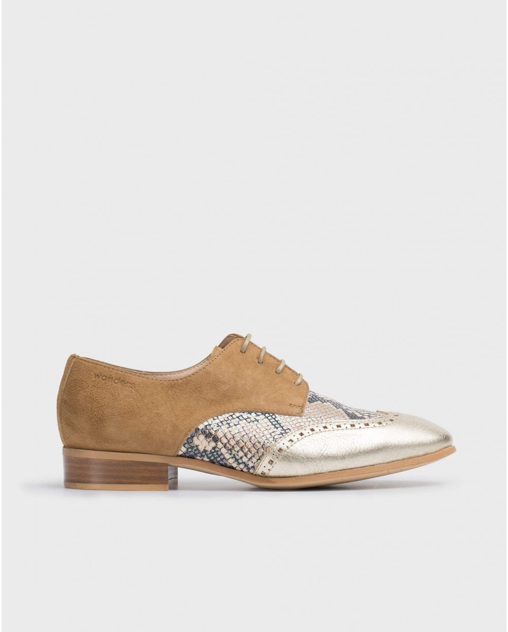 Wonders-Outlet-Leather brogue shoe