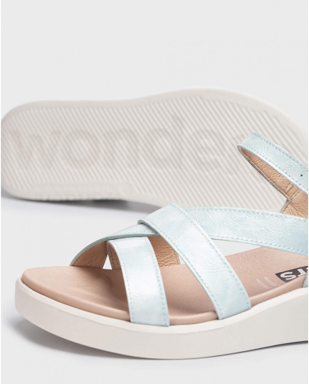Wonders-Sandals-Blue Folk Sandal