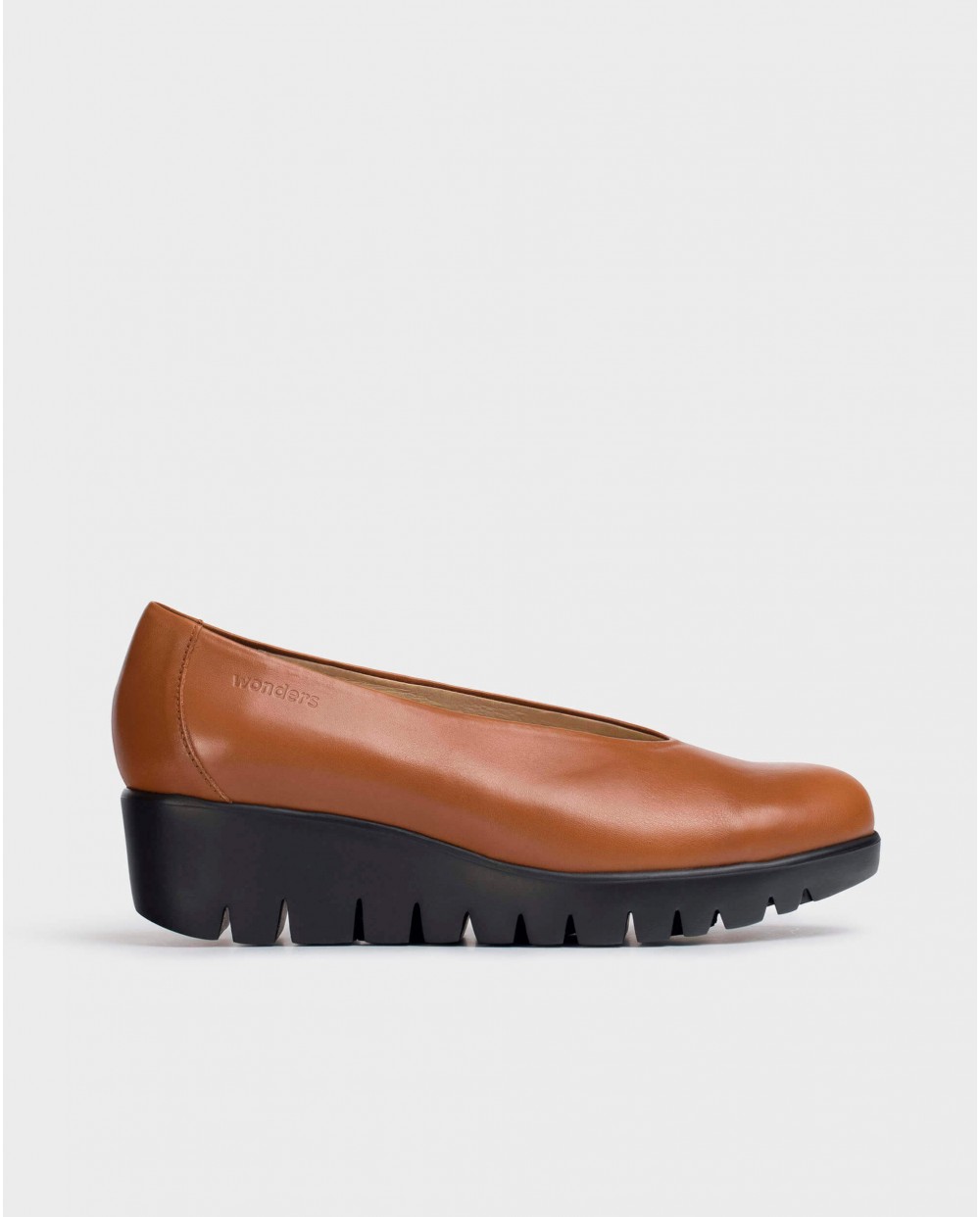 Wonders-Flat Shoes-Brown Fly Moccasin