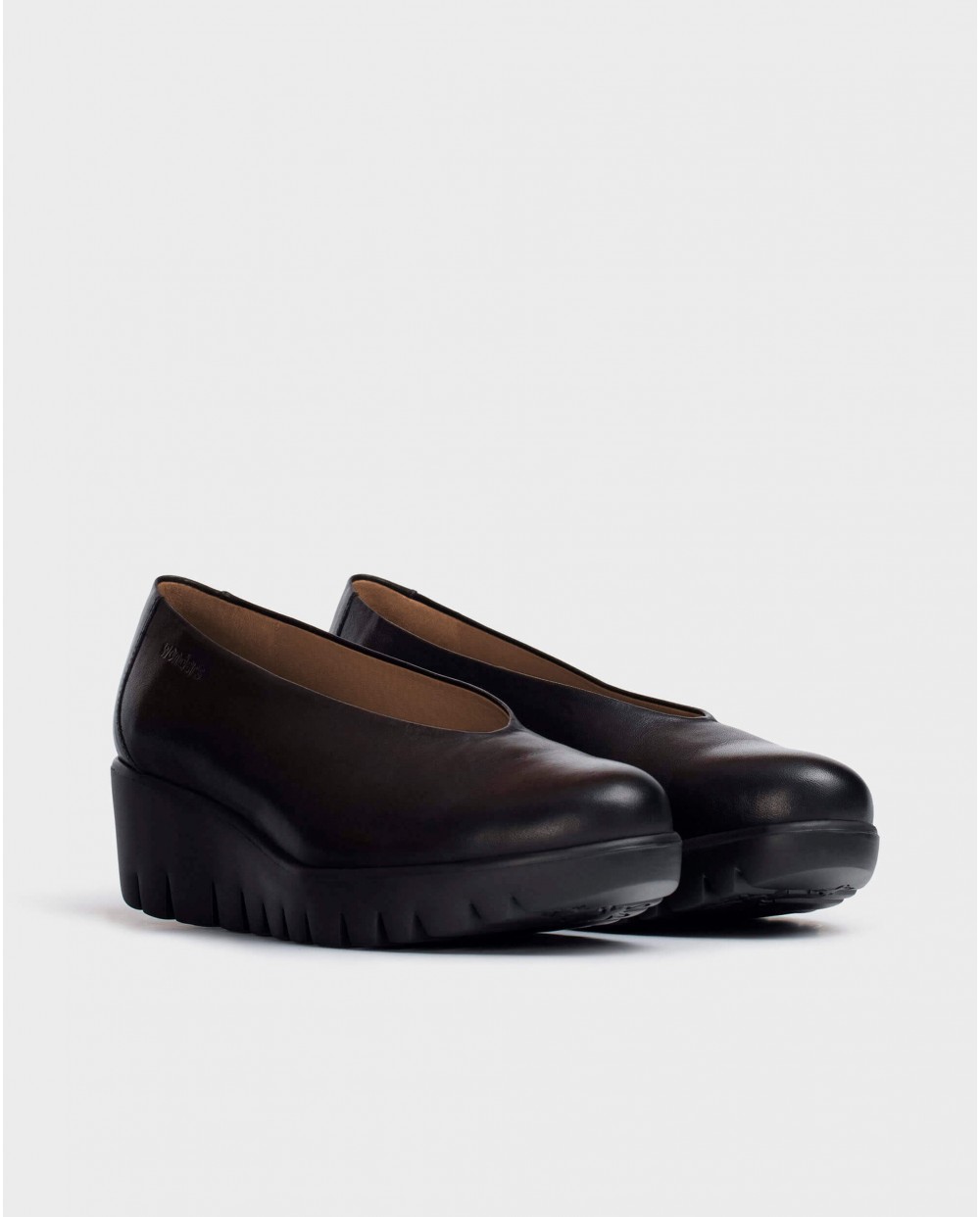 Wonders-Loafers and ballerines-Black Fly Moccasin