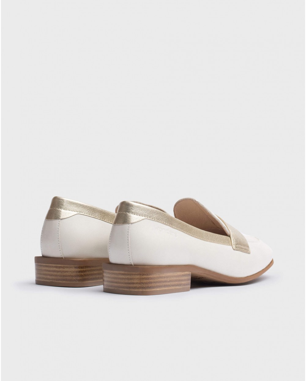 Wonders-Flat Shoes-White Nao Moccasin