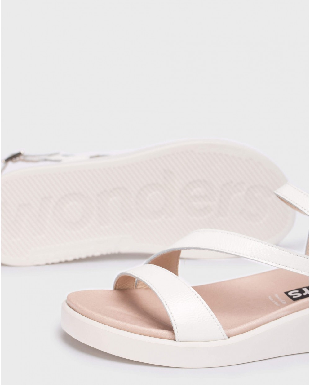 Wonders-Sandals-White Margarita Sandal