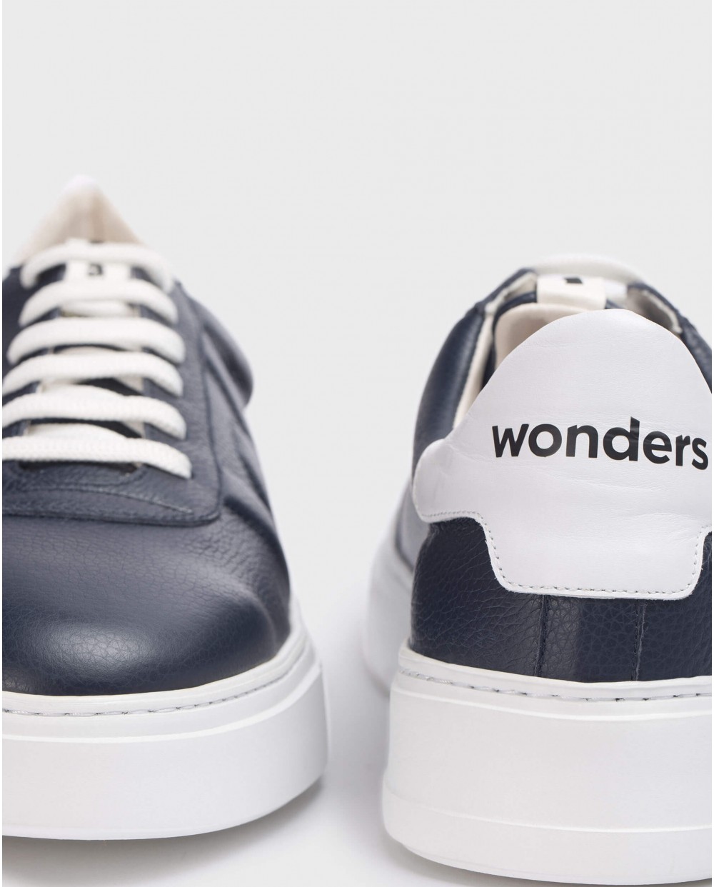 Wonders-Outlet-Embossed leather trainers