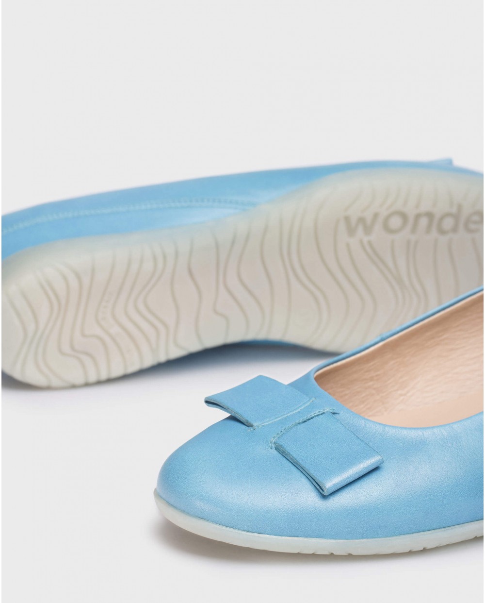 Wonders-Zapatos planos-Bailarina piel con lazo