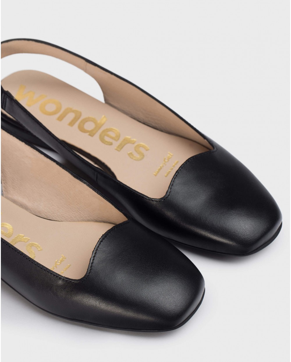 Wonders-Flat Shoes-Backless flat shoe