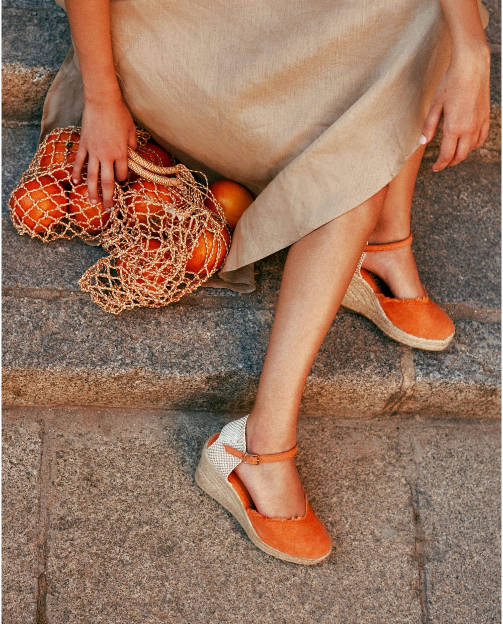 Wonders--Orange Gael Sandal