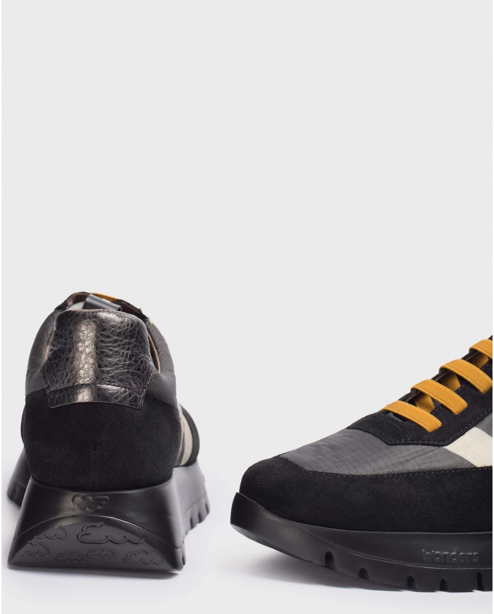 Wonders-New in-Grey Odisei Sneaker