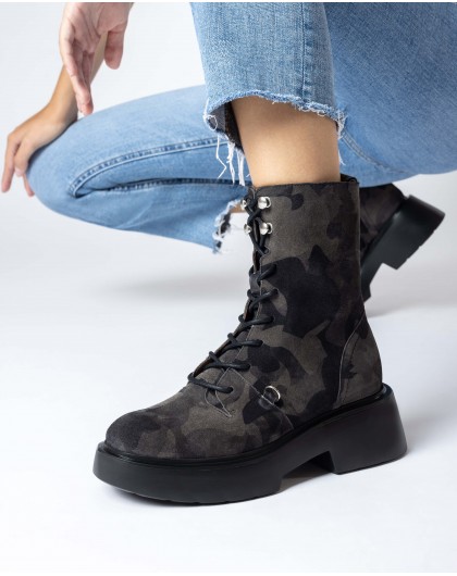 Wonders-New in-Asa Jungle Ankle Boot