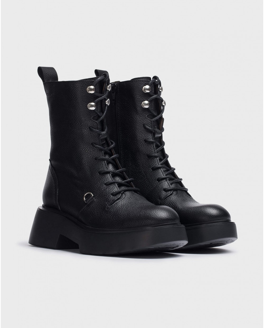 Wonders-Ankle Boots-Black Asa Ankle Boot