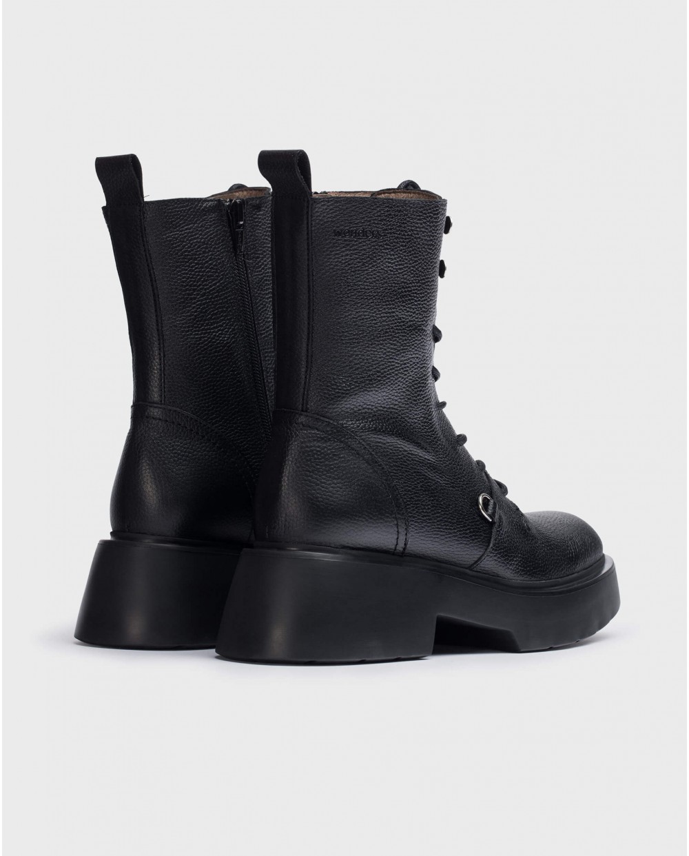 Wonders-Ankle Boots-Black Asa Ankle Boot