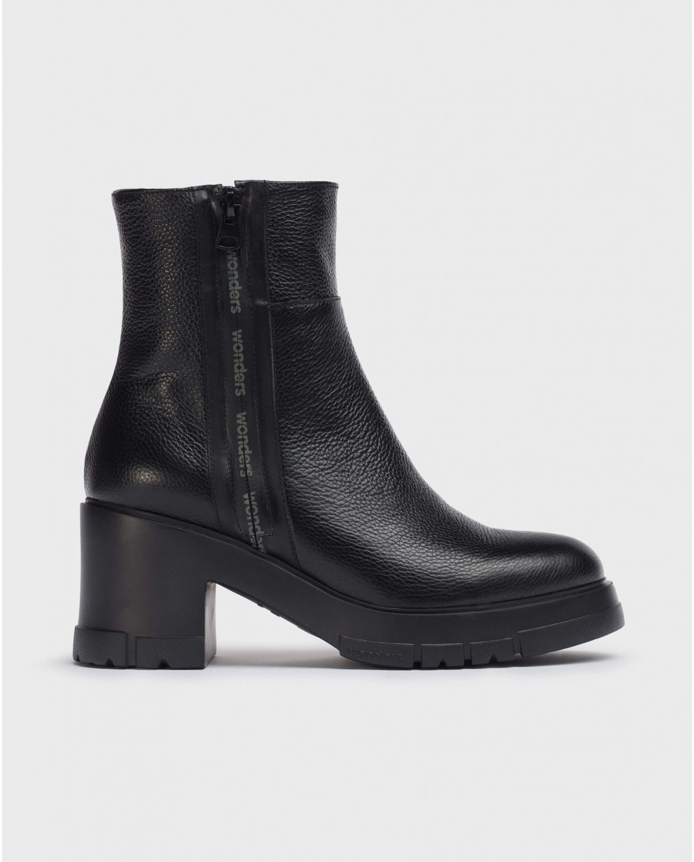 Wonders-Ankle Boots-Black Camila Ankle Boot