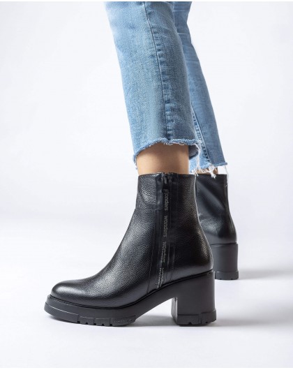 Wonders-Ankle Boots-Black Camila Ankle Boot