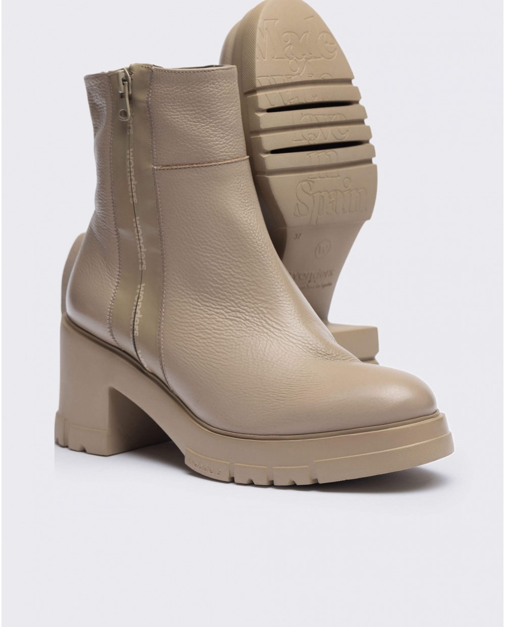 Wonders-Ankle Boots-Brown Camila Ankle Boot