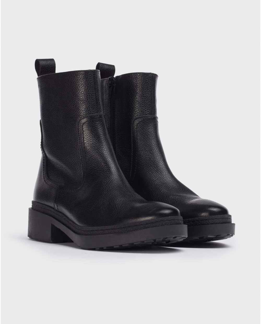 Wonders-Ankle Boots-Black Bran Ankle boot