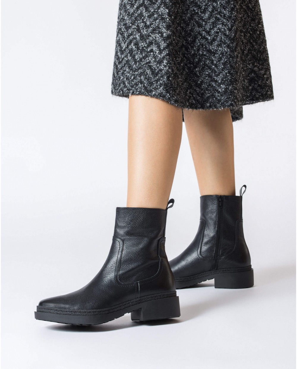 Wonders-Ankle Boots-Black Bran Ankle boot