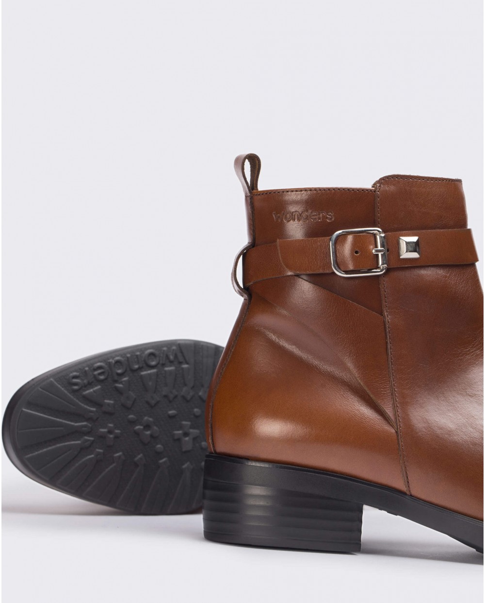 Wonders-Ankle Boots-Cognac Dai Ankle Boot