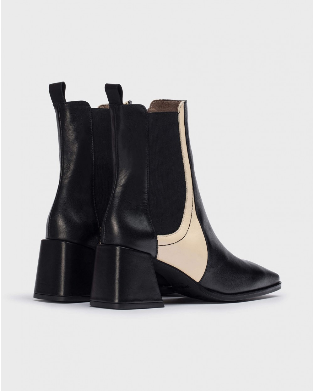 Wonders-Ankle Boots-Tote II Black Ankle boot