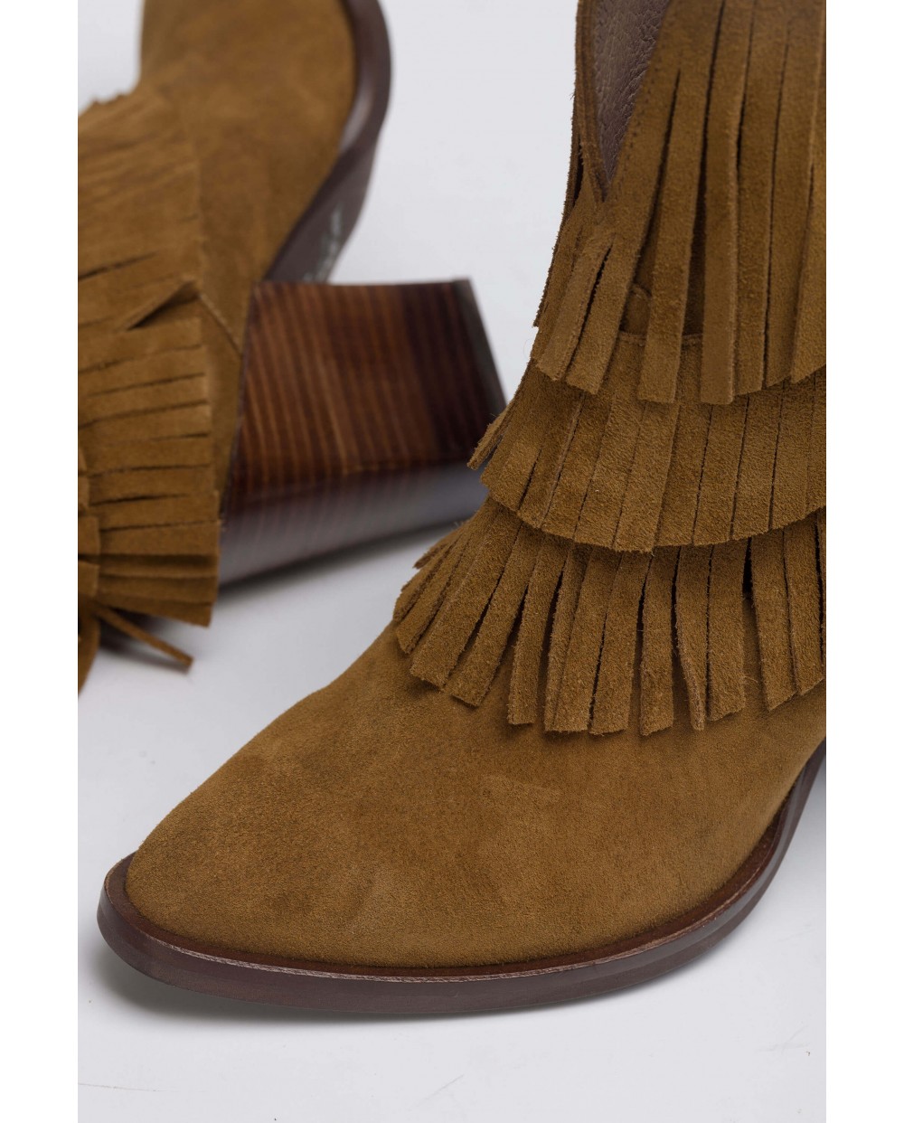 Wonders-Ankle Boots-Montana fringe ankle boot