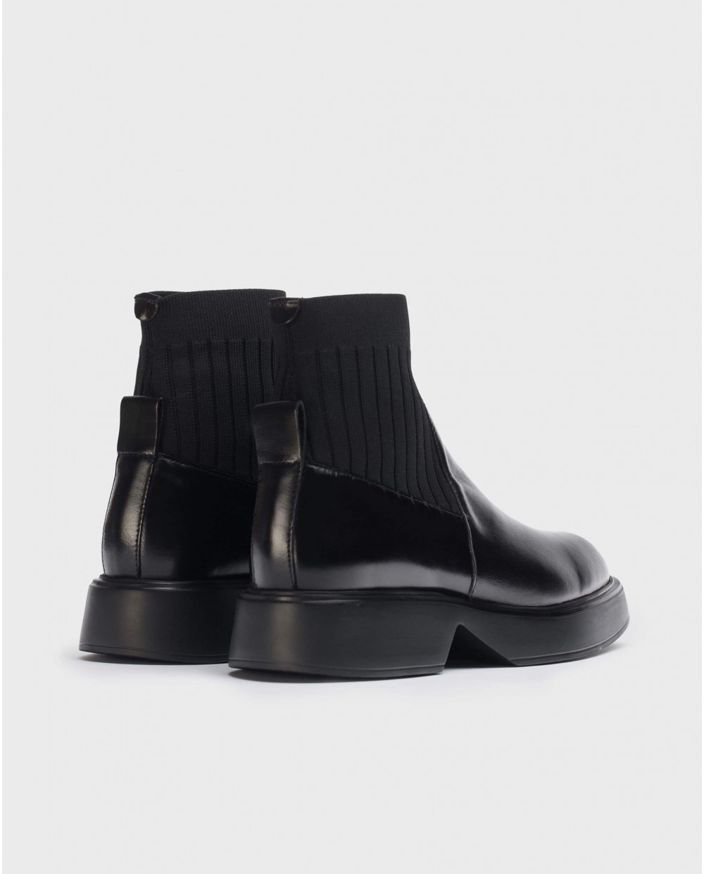 Wonders-Ankle Boots-Black Iron Ankle Boot
