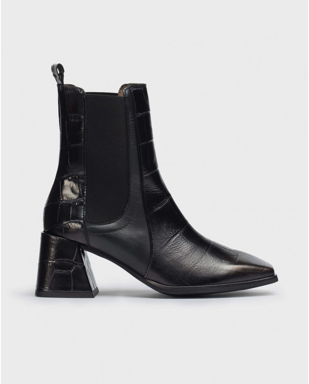 Wonders-Ankle Boots-Tote II Croc Ankle boot