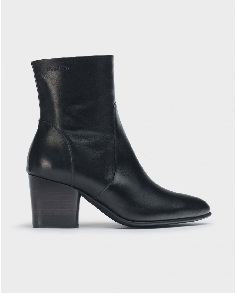 Wonders-Ankle Boots-Black Beta ankle boot