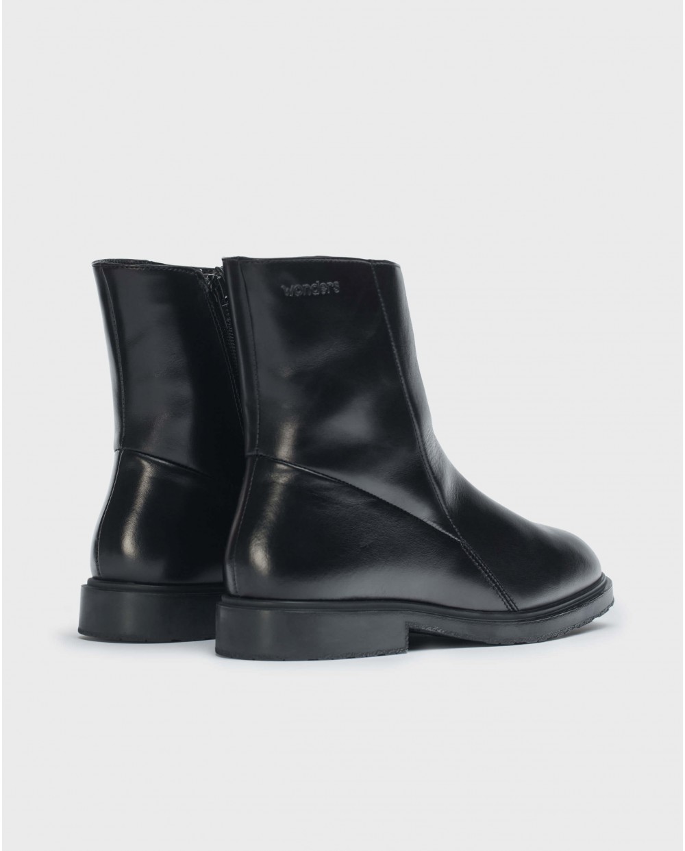 Wonders-Ankle Boots-Black Vasily Ankle Boot