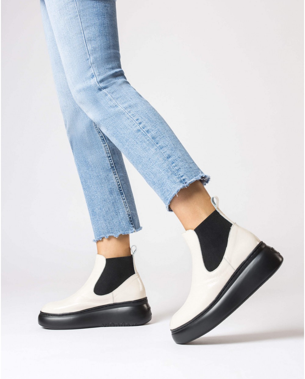 Wonders-Ankle Boots-White Cher Ankle Boot