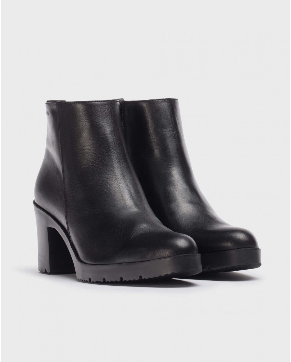 Wonders-Ankle Boots-Black Ginger Ankle boot