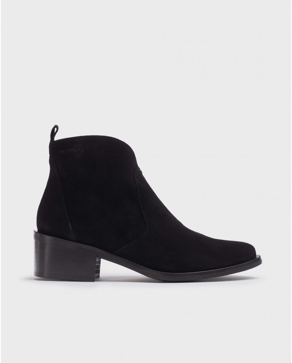 Wonders-Ankle Boots-Black Halley ankle boot