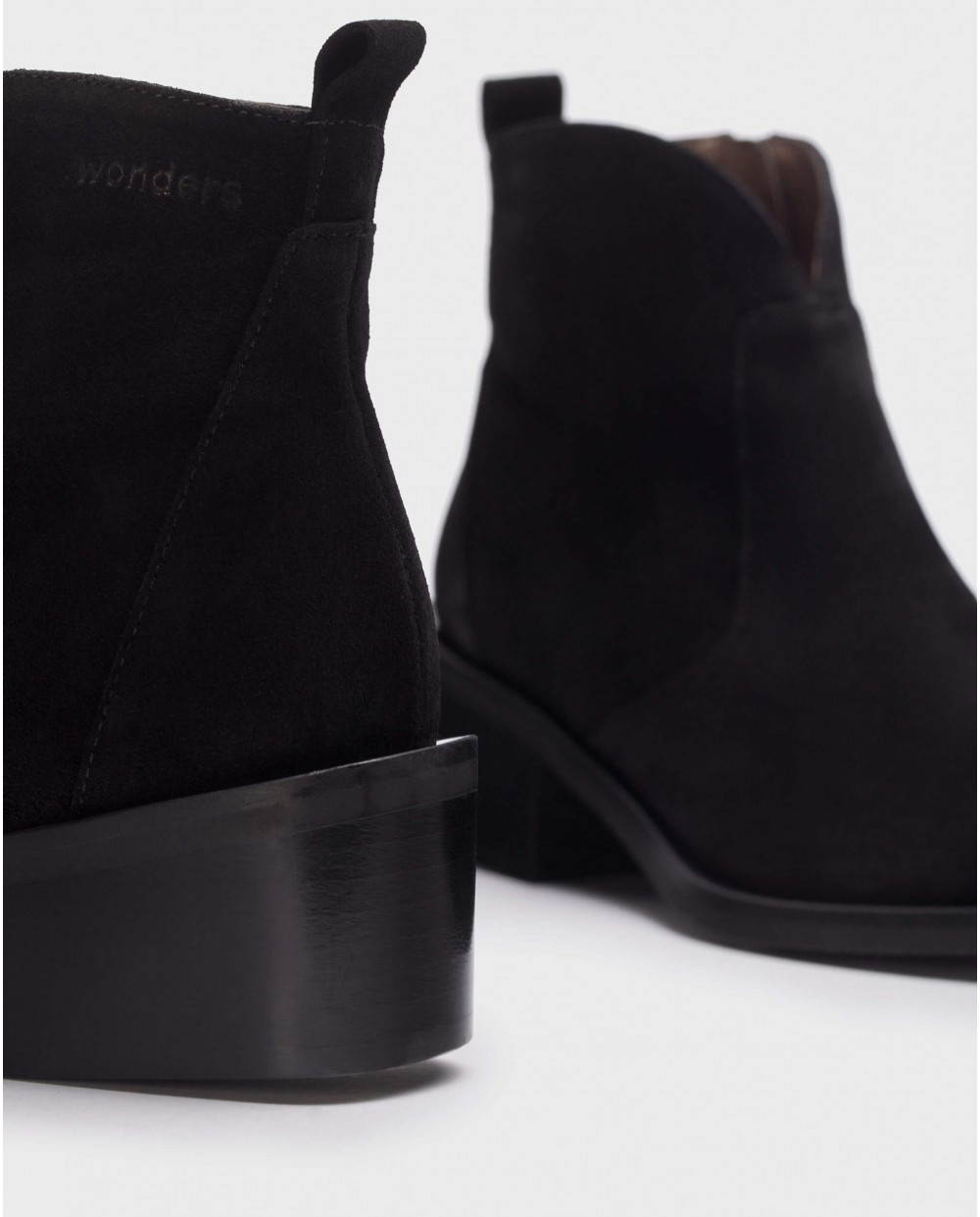 Wonders-Ankle Boots-Black Halley ankle boot