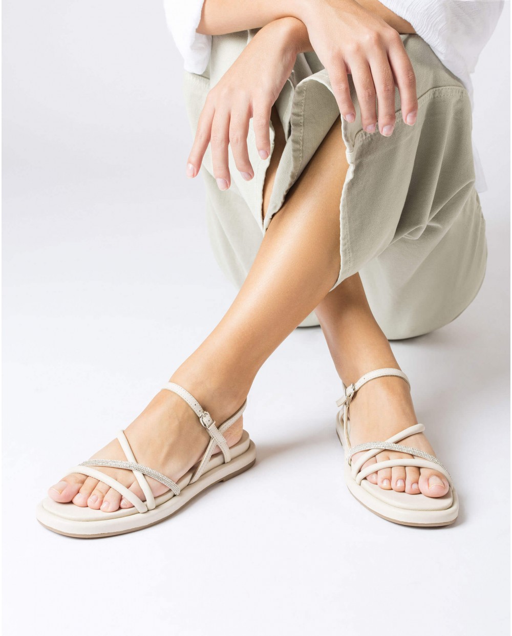 Wonders-Sandals-White Venus Sandal