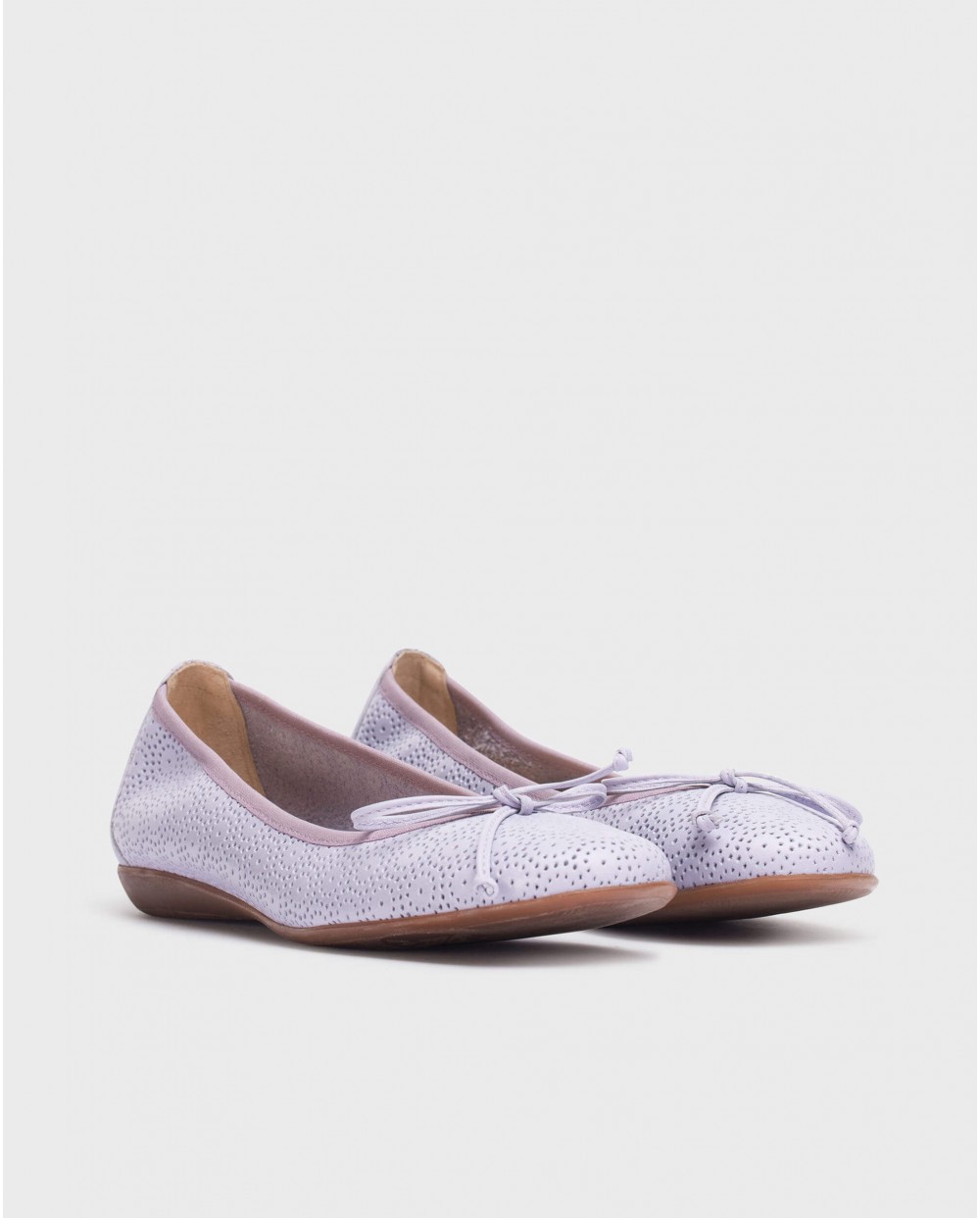 Wonders-Flat Shoes-Lavender Lace Ballerina